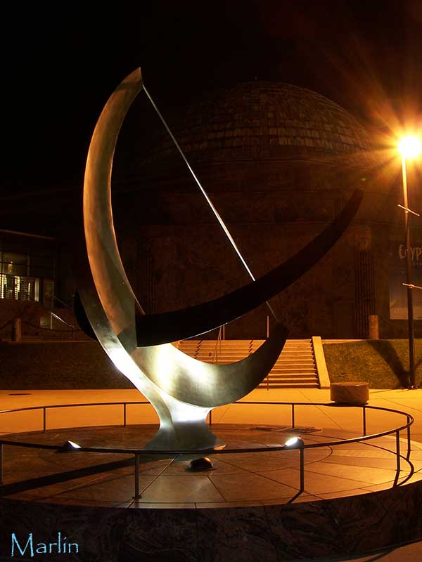 Adler Planetarium's Sundial Sculpture