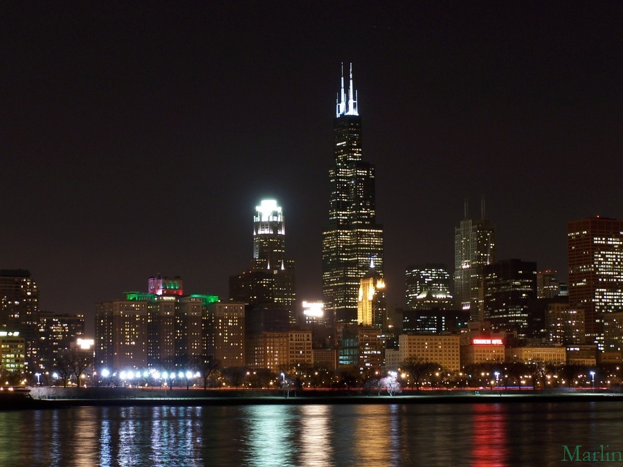 Chicago Skyline from Lake Michigan