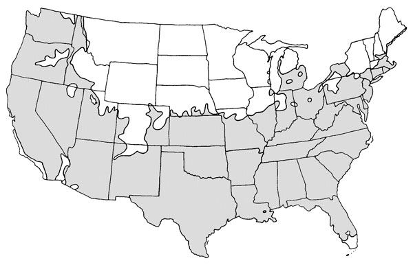 fringe tree range map